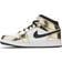 Nike Jordan 1 Mid GS - Metallic Gold/Black/White