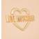 Love Moschino Chain Heart Shoulder Bag - Nude