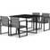 vidaXL 313117 Matgrupp, 1 Bord inkl. 4 Stolar