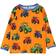 Småfolk Blouse - Orange with Tractors (11-0005-401)