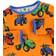 Småfolk Blouse - Orange with Tractors (11-0005-401)