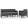 vidaXL 3079677 Loungeset, Bord inkl. 1 Stolar & 1 Soffor