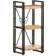 vidaXL Solid Mango Wood Scaffale per libri 80cm