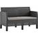 vidaXL 3079667 Outdoor Lounge Set, 1 Table incl. 1 Sofas