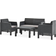 vidaXL 3067234 Lounge-Set, 1 Tisch einschl. 2 Stühle & 1 Sofas