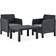 vidaXL 3067233 Loungeset, 1 Bord inkl. 2 Stolar