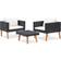 vidaXL 310218 Loungeset, 1 Bord inkl. 2 Soffor