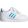 adidas Infant Continental 80 Stripes - Cloud White/Cloud White/Pulse Aqua