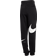 Nike Older Kid's Sportswear Swoosh Fleece Trousers - Black/White (DD8721-010)