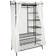 tectake Metal Beige/Black Kleiderschrank 112x207cm