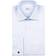 Stenströms Slimline Double Cuff Shirt - Blue