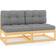 vidaXL 805735 Middle 2-pack