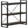 vidaXL 3-Tier Scaffale per libri 80cm