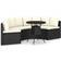 vidaXL 3064904 Outdoor Lounge Set, 1 Table incl. 4 Sofas