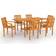 vidaXL 3059600 Ensemble repas de patio, 1 Table incluse 6 Chaises