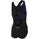 Zone3 Women's Classic Swimming Costume - Black/Grey/Gold