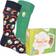 Happy Socks Beer Gift Set 2pc - Green/Black/Yellow/White/Orange/Red