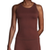 Casall Essential Seamless Racerback Tank Top - Mahogany Red