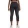 Nike Mid-Rise Crop Running Leggings - Black/Reflective Silver