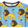 Småfolk T-shirts with Lion - Blue Grotto