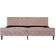 vidaXL Classic 74cm Sengeramme 200x200cm