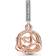 Pandora Mum Dangle Charm - Rose Gold/Silver/Transparent