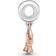 Pandora Mum Dangle Charm - Rose Gold/Silver/Transparent