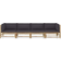 vidaXL 3058206 Lounge-Set, Tisch einschl. 4 Sofas
