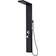 vidaXL Shower Panel (14237) Krom, Sort, Hvid