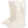 Condor Cotton Openwork Knee High Socks with Bow - Linen (25192_000_304)