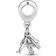 Pandora Airplane Globe & Suitcase Triple Dangle Charm - Silver/Pink