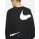 Nike Sportswear Swoosh Fleece Crew Sweatshirt - Black/White