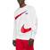Nike Sportswear Swoosh Fleece Crew Sweatshirt - White/University Red
