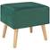 vidaXL Velvet Table de chevet 35x40cm