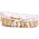 Childhome Moses Basket Raffia with Mattress & Cover Hearts 47x84cm