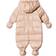 Ver De Terre Featherlight Baby Wintersuit with Fur - Mahogany Rose