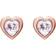 Ted Baker Boucles oreilles Femme TBJ1654-24-02 Transparent, Doré rose