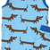 Småfolk Underwear with Dog - Blue Grotto (13-2760)