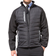 Result Black Compass Padded Softshell Jacket Unisex - Black/Grey