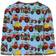 Småfolk T-Shirt with Tractor - Blue Grotto (13-0002)
