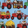 Småfolk T-Shirt with Tractor - Blue Grotto (13-0002)