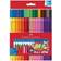 Faber-Castell Grip Felt Tip Pen Plastic Wallet of 30