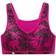 Glamorise No-Bounce Camisole Sports Bra - Fuchsia Print