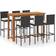 vidaXL 3068006 Ensemble de Bar d'Extérieur, 1 Table incluse 6 Chaises