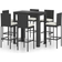 vidaXL 3064798 Bargruppe, 1 Tisch einschl. 6 Stühle