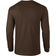 Gildan Classic Long Sleeve T-shirt - Dark Chocolate