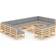 vidaXL 3077279 Loungeset, Bord inkl. 12 Soffor