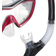 Aqualung Maschera Snorkeling Bonita Rosa Scuro Clear Donna