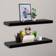 vidaXL - Wall Shelf 100cm 2pcs