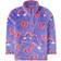 Hatley Fuzzy Fleece Zip Up - Twisty Rainbow Hearts (F21THK240)